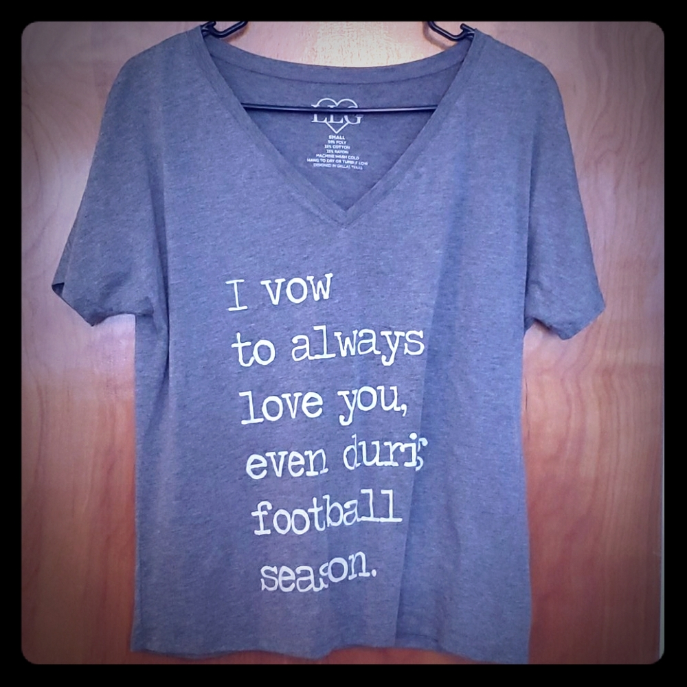 Always Love you Football Shirt Small
